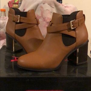 Forever 21 Brown Ankle Booties